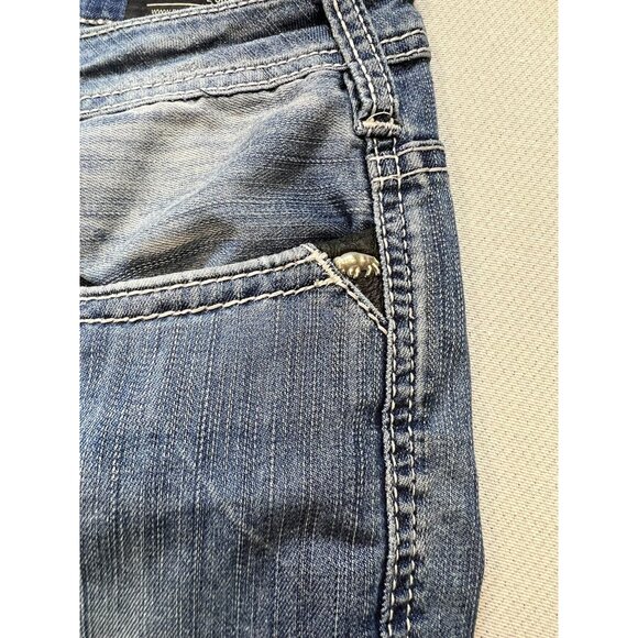 Buffalo David Bitton King Men's Slim Boot Jeans Stretch Size 32x30 Blue Denim - Picture 9 of 12